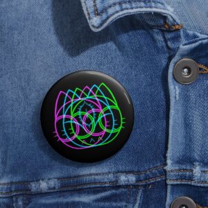 3-D Ori Kitty~ Pin Button