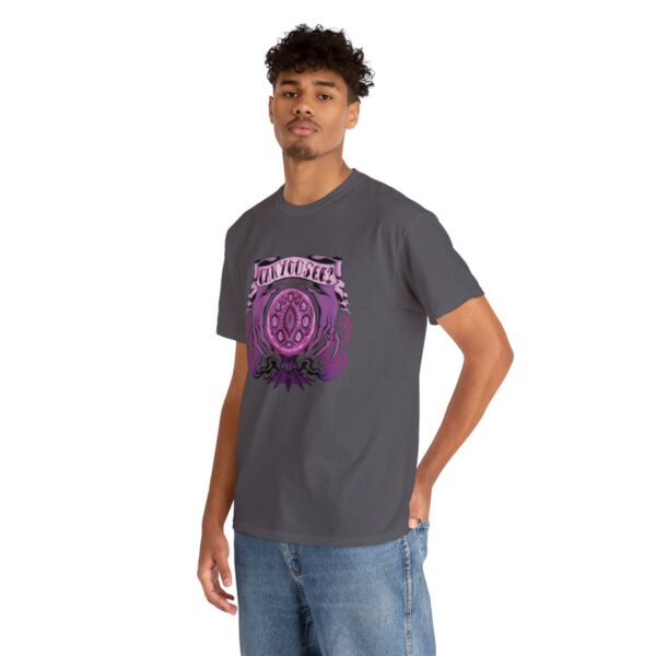 Can You See?~ (Purple Version) Unisex Heavy Cotton Tee - Image 78