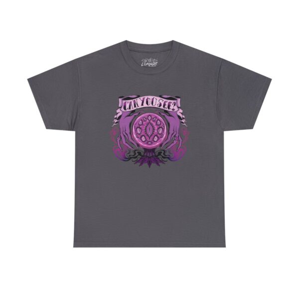 Can You See?~ (Purple Version) Unisex Heavy Cotton Tee - Image 73