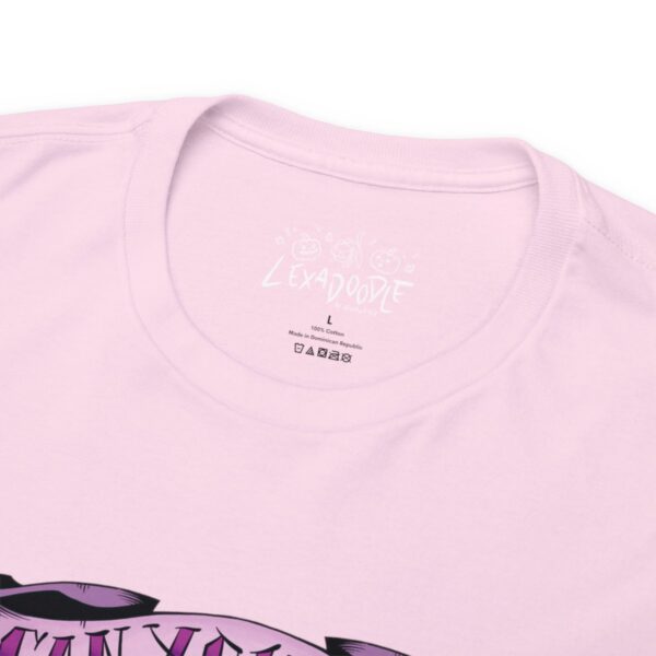 Can You See?~ (Purple Version) Unisex Heavy Cotton Tee - Image 95