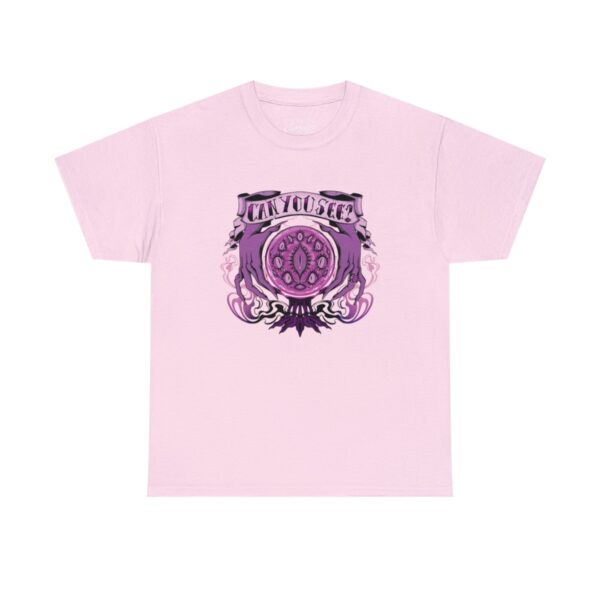 Can You See?~ (Purple Version) Unisex Heavy Cotton Tee - Image 85
