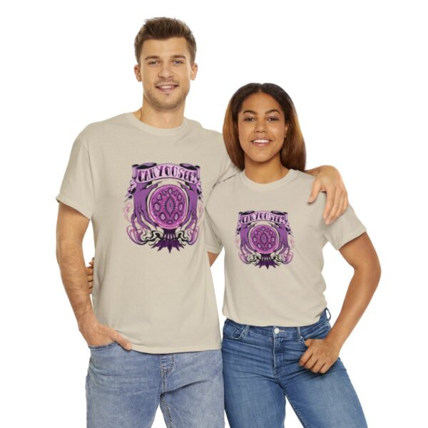 Can You See?~ (Purple Version) Unisex Heavy Cotton Tee - Image 34