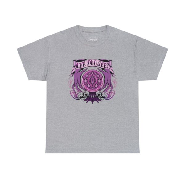 Can You See?~ (Purple Version) Unisex Heavy Cotton Tee - Image 49