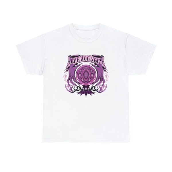 Can You See?~ (Purple Version) Unisex Heavy Cotton Tee - Image 13