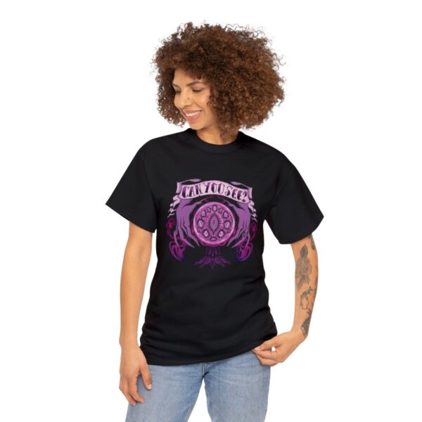 Can You See?~ (Purple Version) Unisex Heavy Cotton Tee - Image 3