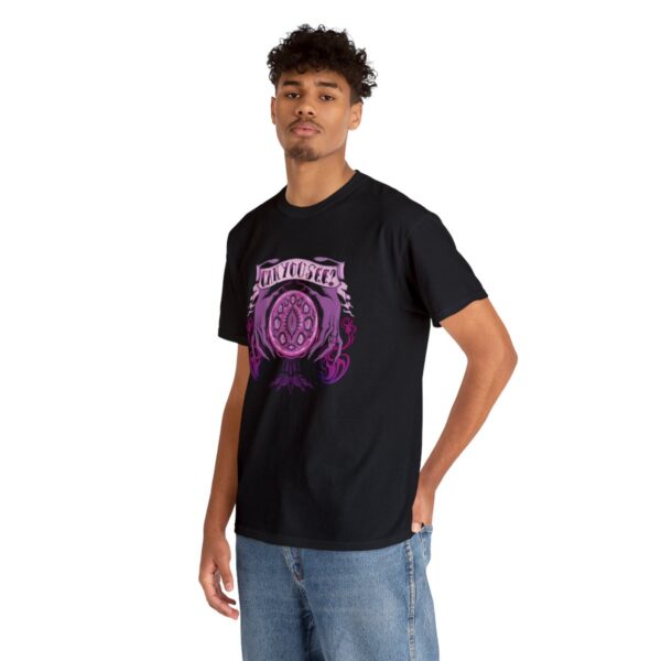 Can You See?~ (Purple Version) Unisex Heavy Cotton Tee - Image 6