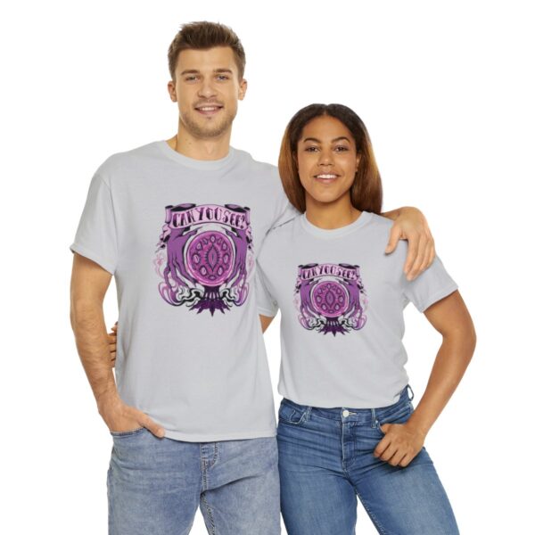 Can You See?~ (Purple Version) Unisex Heavy Cotton Tee - Image 46