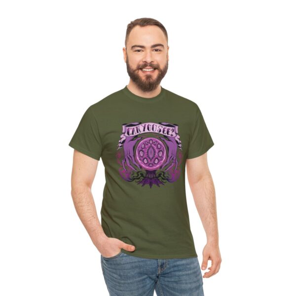 Can You See?~ (Purple Version) Unisex Heavy Cotton Tee - Image 65