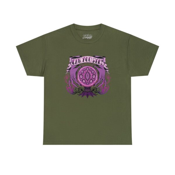 Can You See?~ (Purple Version) Unisex Heavy Cotton Tee - Image 61
